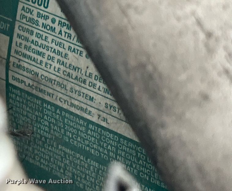 image for item EK8381 2000 Ford F550 Super Duty flatbed truck