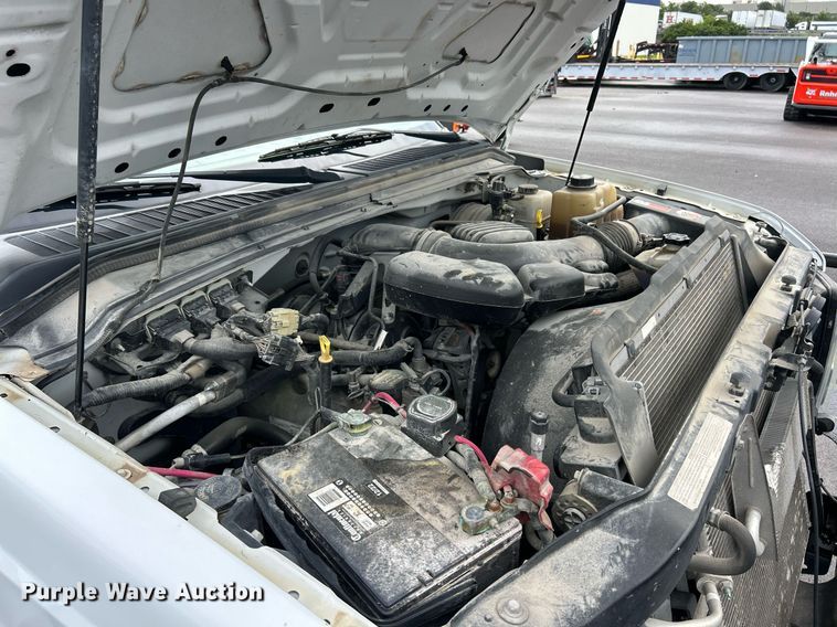 image for item EK8382 2009 Ford F250 Super Duty SuperCab flatbed pickup truck