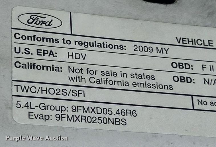 image for item EK8382 2009 Ford F250 Super Duty SuperCab flatbed pickup truck