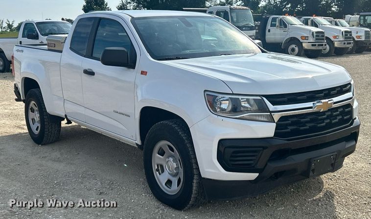 image for item EK8419 2021 Chevrolet Colorado Ext. Cab pickup truck