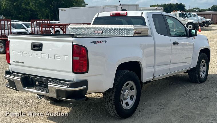 image for item EK8419 2021 Chevrolet Colorado Ext. Cab pickup truck
