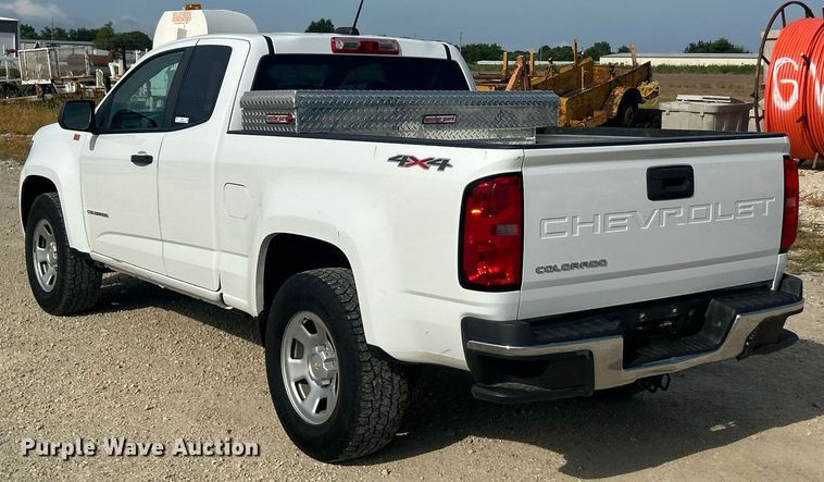 image for item EK8419 2021 Chevrolet Colorado Ext. Cab pickup truck