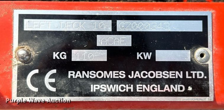 image for item EK8421 Jacobsen HR6010 lawn mower