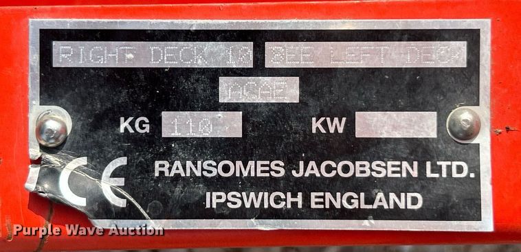 image for item EK8421 Jacobsen HR6010 lawn mower