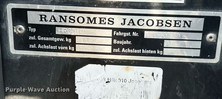 image for item EK8421 Jacobsen HR6010 lawn mower