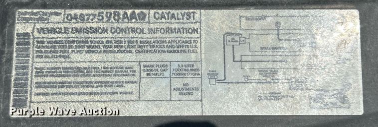 image for item EK8433 2007 Chrysler Town And Country van