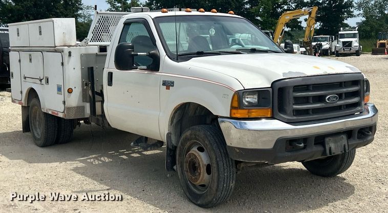 image for item EK8441 1999 Ford F550 Super Duty XL utility / service truck