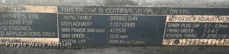 image for item EK8442 Toyota 8FGU30 forklift