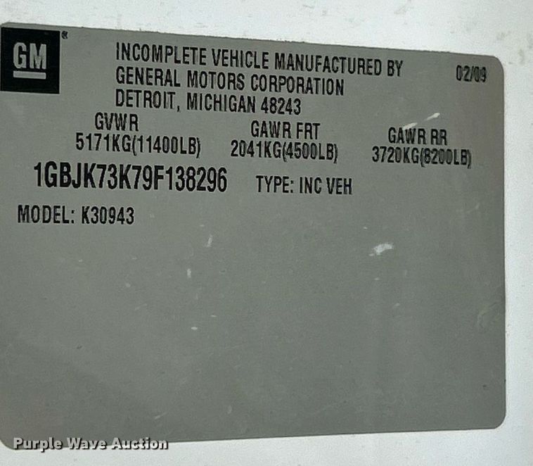 image for item EK8448 2009 Chevrolet Silverado 3500HD  Crew Cab utility bed pickup truck