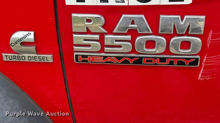 image for item EK8449 2017 Dodge Ram 5500 Crew Cab flatbed truck