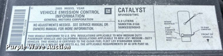 image for item EK8454 2005 Chevrolet Suburban 2500 SUV