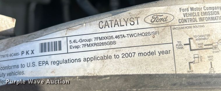 image for item EK8491 2007 Ford F250 Super Duty XL pickup truck