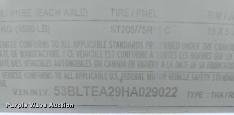 image for item EM2153 2017 Look EWLC 7x16 TE2 enclosed cargo trailer