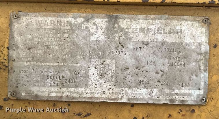 image for item EM2177 Caterpillar V50D forklift