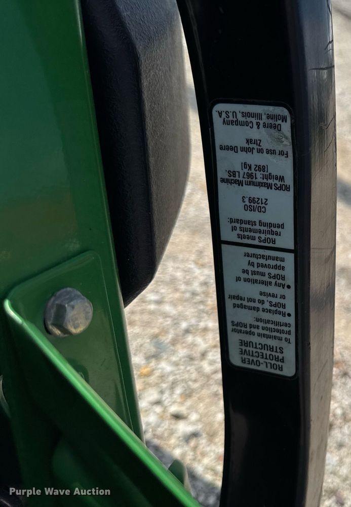 image for item EM2197 John Deere Z930 ZTR lawn mower