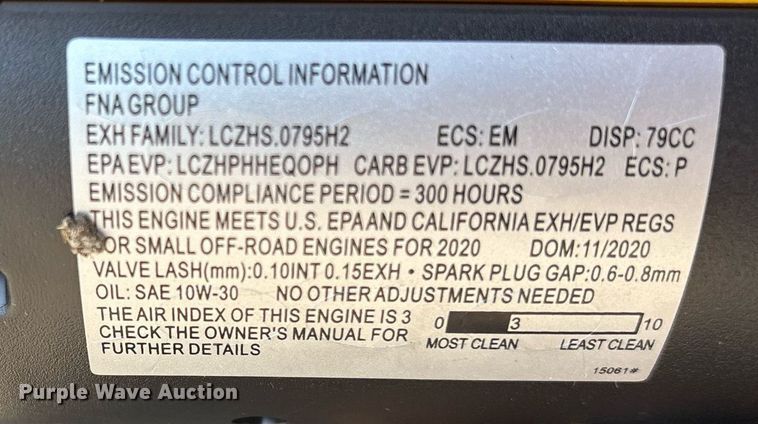 image for item EM2201 Hustler HIG2200 generator