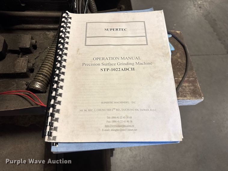 image for item EM8010 Supertec STP-1022ADCII surface grinder