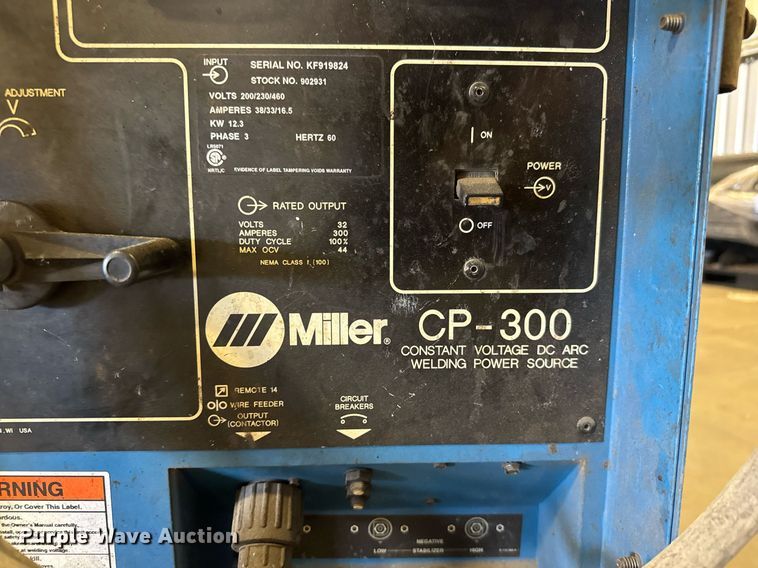 image for item EM8011 Miller CP-300 welder
