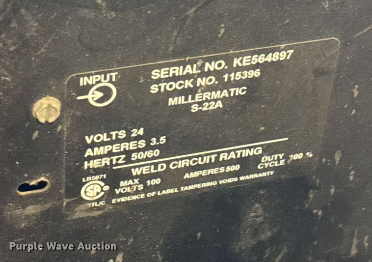 image for item EM8011 Miller CP-300 welder