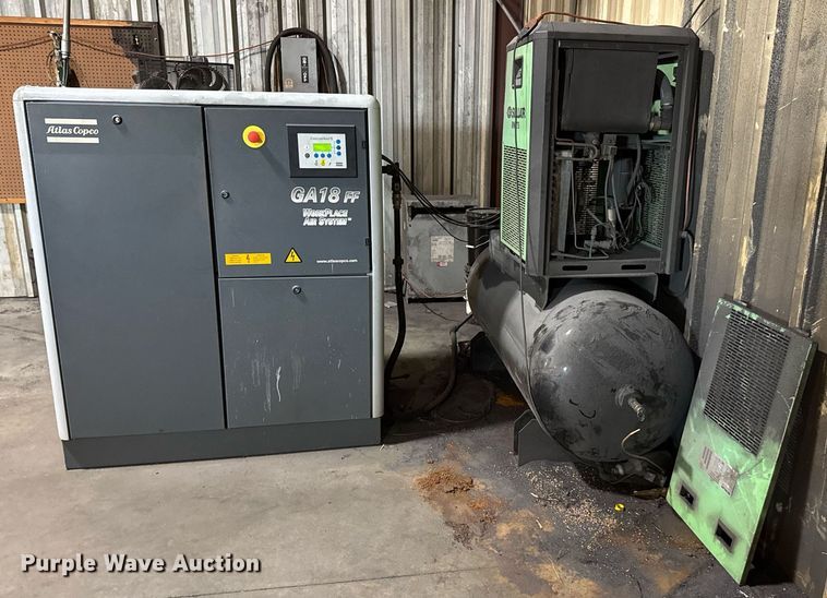 image for item EM8023 2005 Atlas Copco GA18 FF air compressor