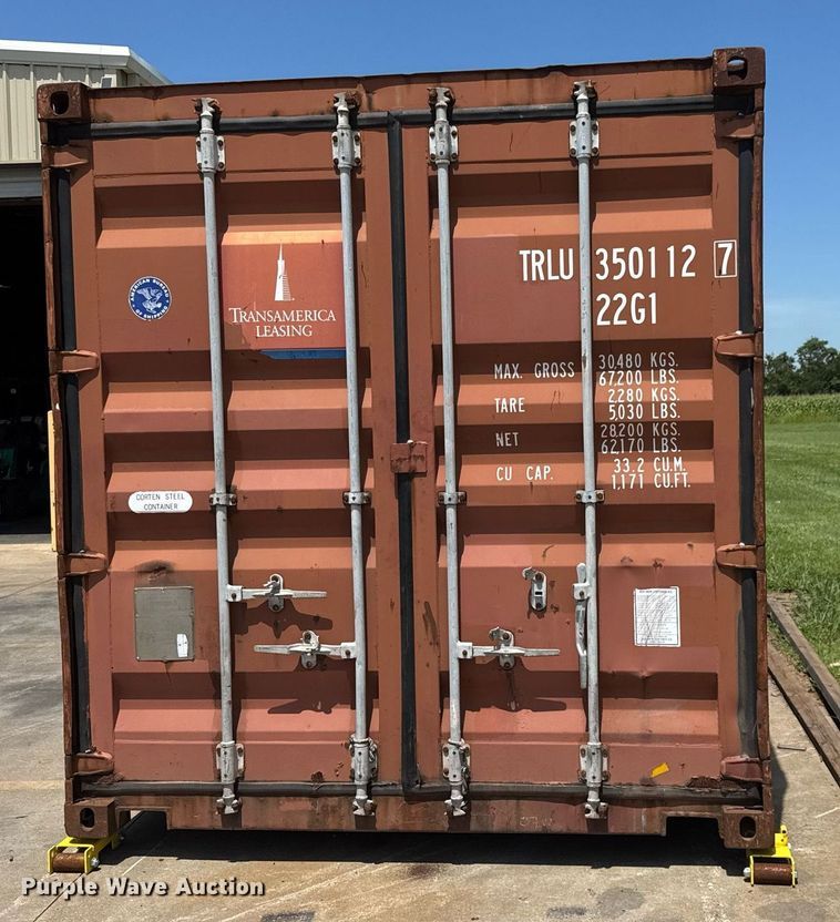 image for item EM8024 1996 MED Union Containers MU20-1001-TA shipping container