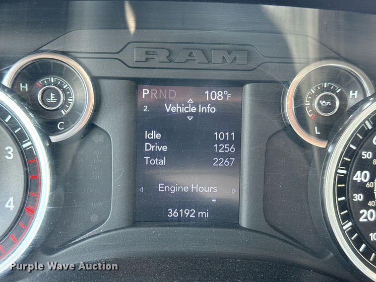 image for item EM8029 2021 Dodge Ram 5500 flatbed truck