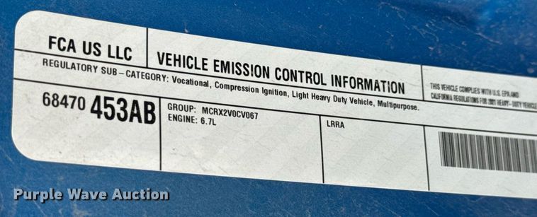 image for item EM8029 2021 Dodge Ram 5500 flatbed truck