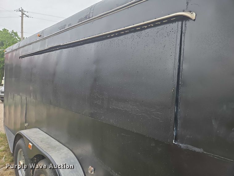 image for item EN8280 1997 Titan enclosed cargo trailer