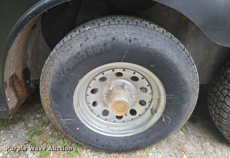 image for item EN8280 1997 Titan enclosed cargo trailer