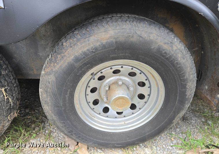 image for item EN8280 1997 Titan enclosed cargo trailer