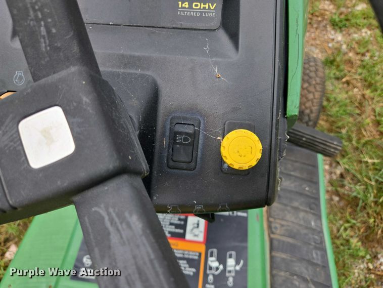 image for item EN8290 John Deere GT242 lawn mower