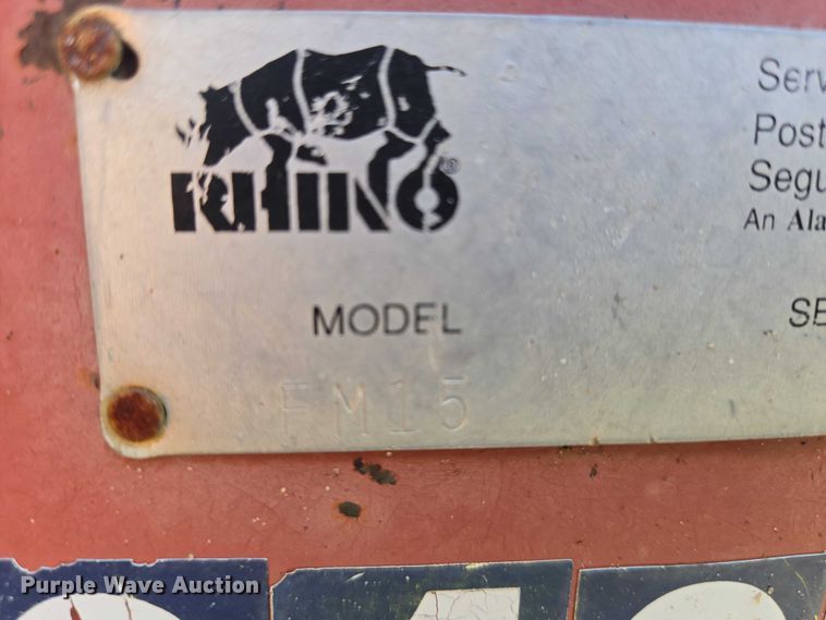 image for item EN8331 Rhino FM15 batwing rotary mower