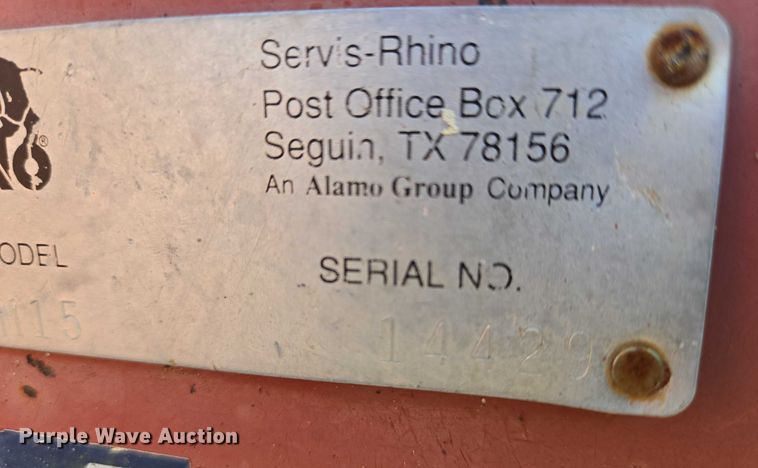 image for item EN8331 Rhino FM15 batwing rotary mower