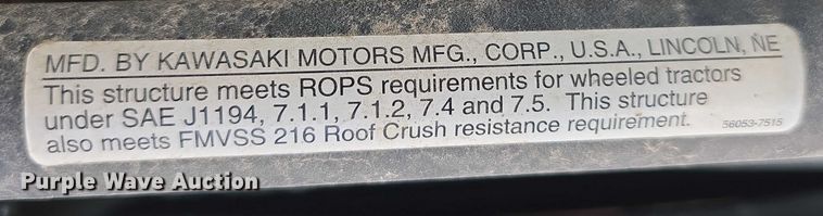 image for item EO1540 2012 Kawasaki Mule 4010 utility vehicle