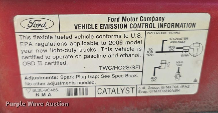 image for item EO1541 2006 Ford F150 SuperCrew pickup truck