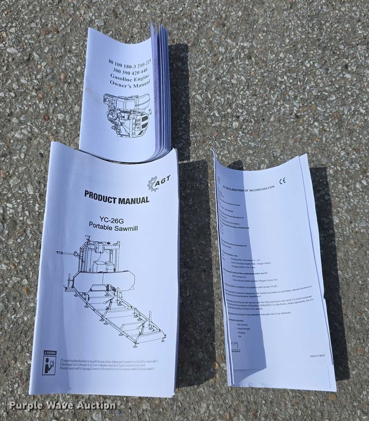 image for item EO1579 2025 AGT YC-26G sawmill