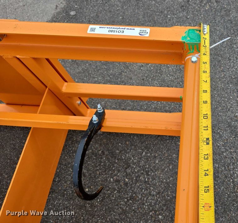 image for item EO1580 2024 LandHonor HAG-12-24Q skid steer hay accumulator grapple