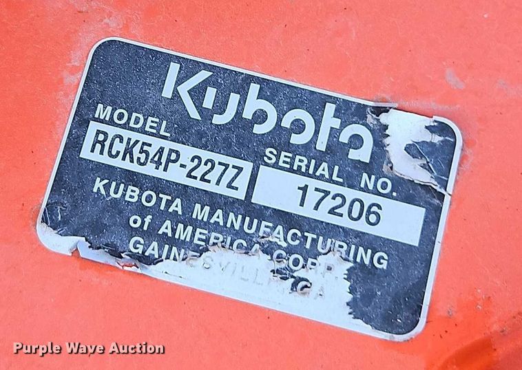 image for item EO4571 Kubota ZD221 lawn mower