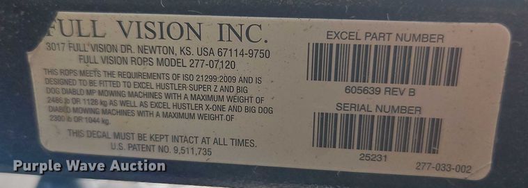 image for item EO4573 Hustler 936930 ZTR lawn mower