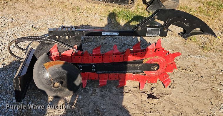 image for item EO4596 2024 GIYI GY-X380 skid steer trencher