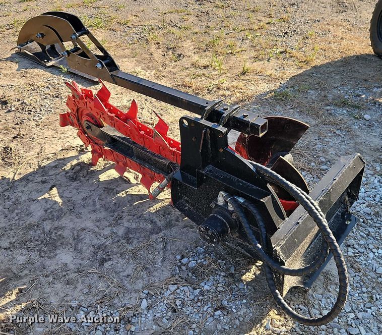 image for item EO4596 2024 GIYI GY-X380 skid steer trencher