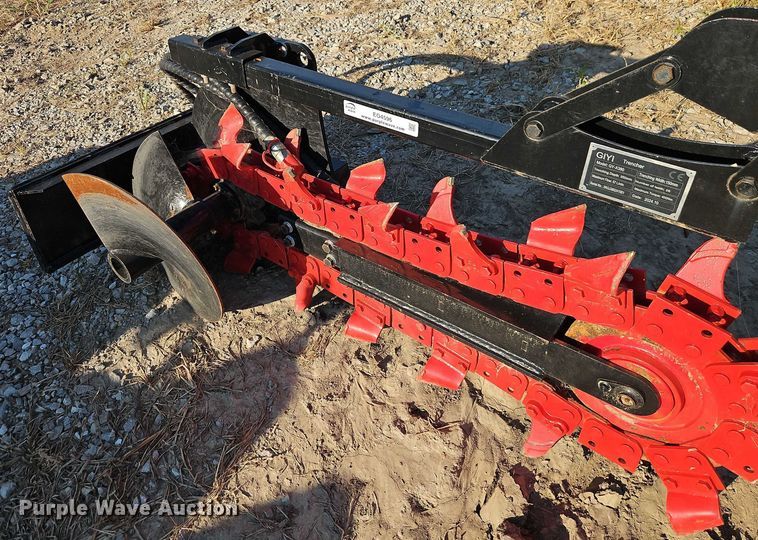 image for item EO4596 2024 GIYI GY-X380 skid steer trencher