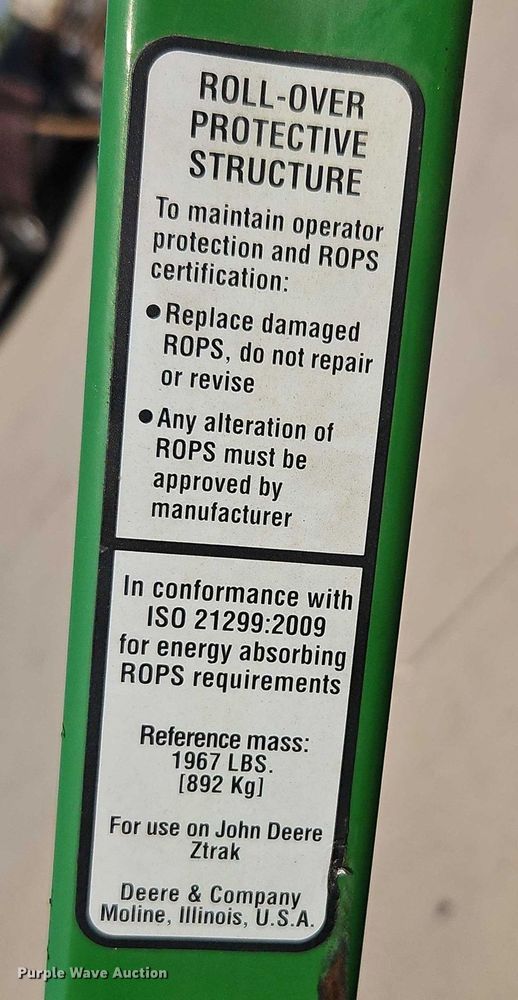 image for item EO4601 John Deere Z930M ZTR lawn mower