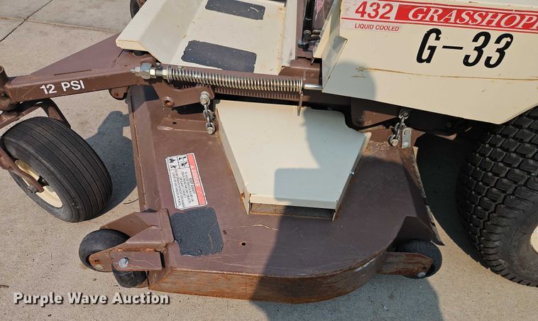 image for item EO4603 2008 Grasshopper 432 ZTR lawn mower