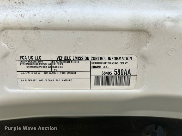 image for item EQ0515 2021 Dodge  Ram 1500 Crew Cab pickup truck