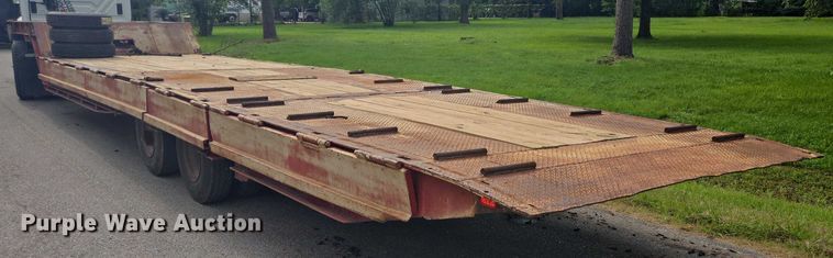image for item EQ2630 1973 SCHW Drop Deck Trailer