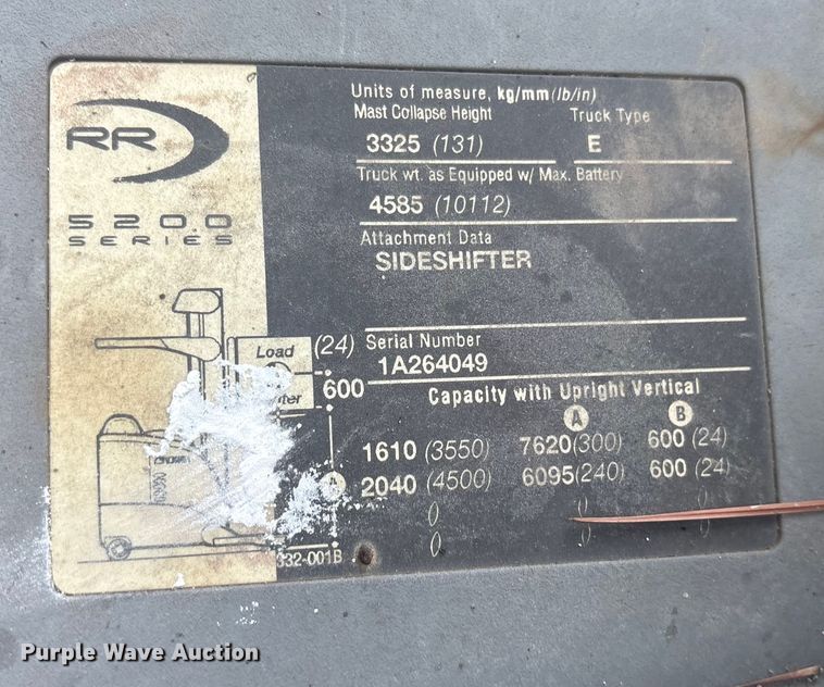 image for item ET7002 Crown RR 5200 Series order picker