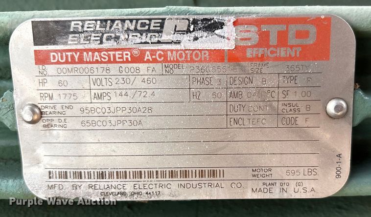 image for item ET7022 Reliance P36G65618 pump