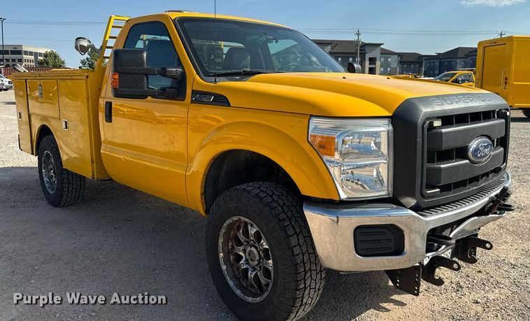 image for item EU2064 2015 Ford F250 utility bed pickup truck