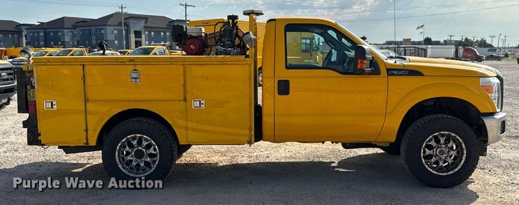 image for item EU2064 2015 Ford F250 utility bed pickup truck